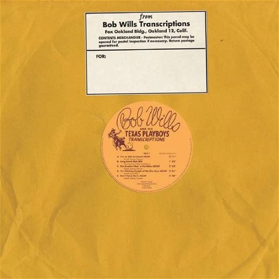 Cover for Bob Wills · Transcriptions (LP) (1990)
