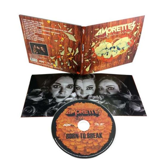 Cover for Amorettes · Born To Break (CD) [Digipak] (2018)