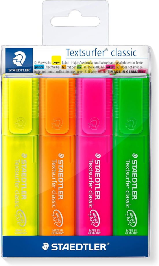 Cover for Staedtler · STAEDTLER Textmarker Textsurfer Promo 4StEtui (ACCESSORY) (2024)