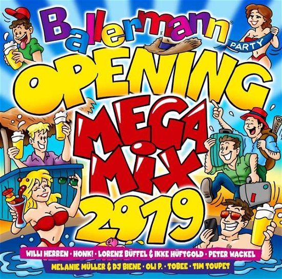 Cover for Ballermann Opening Megamix 2019 (CD) (2019)
