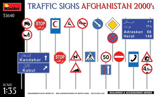 Cover for Miniart · 1/35 Afghanistan Traffic Signs 2000'S (10/21) (Toys)