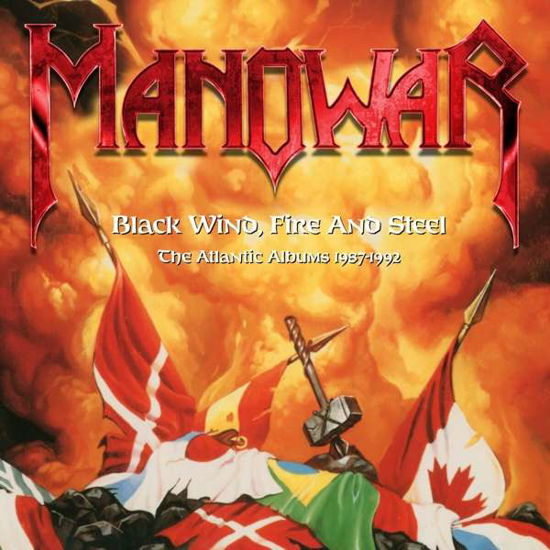 Cover for Manowar · Black Wind, Fire and Steel ~ the Atlantic Albums 1987-1992: 3cd Remastered Clamshell Boxset (CD) [Remastered edition] (2020)