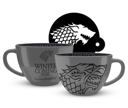 Game Of Thrones: Stark -Cappuccino Mug- (Tazza) - Game of Thrones - Merchandise - GAME OF THRONES - 5050574253321 - 28. juni 2019