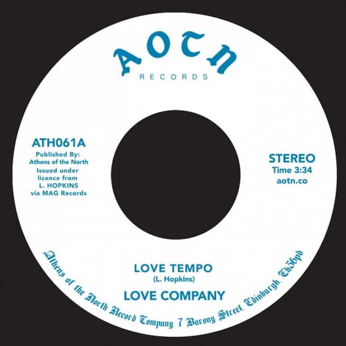 Cover for Love Company · Love Tempo (7&quot;) (2018)