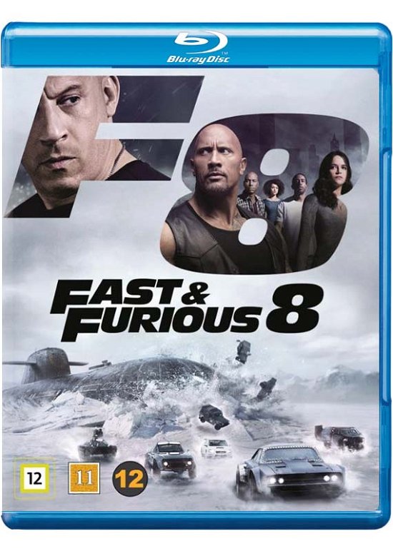 Cover for Vin Diesel / Michelle Rodriguez / Charlize Theron · Fast &amp; Furious 8 (Blu-ray) (2017)