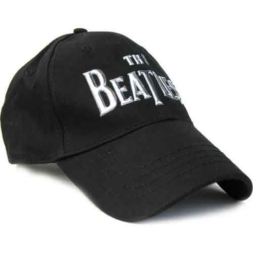 Cover for The Beatles · The Beatles Unisex Baseball Cap: Drop T Logo (Klær) [Black - Unisex edition] (2011)