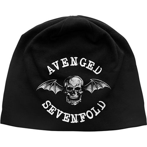 Cover for Avenged Sevenfold · Avenged Sevenfold Unisex Beanie Hat: Death Bat (Klær) [Black - Unisex edition]