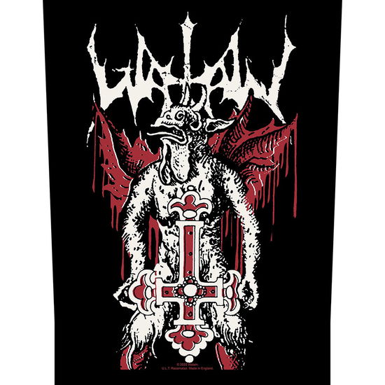 Watain Back Patch: Inverted Cross - Watain - Gadżety -  - 5056365705321 - 