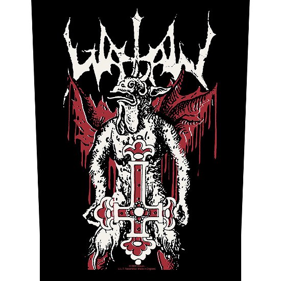 Watain Back Patch: Inverted Cross - Watain - Merchandise -  - 5056365705321 - 