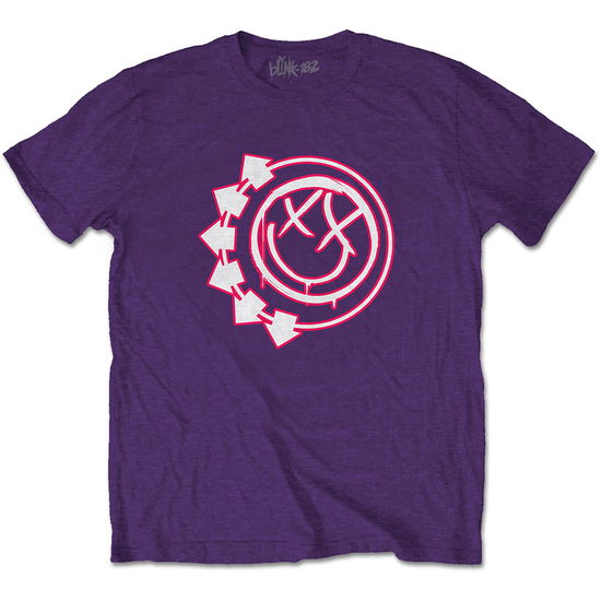 Blink-182 Unisex T-Shirt: Six Arrow Smile - Blink-182 - Mercancía -  - 5056368621321 - 