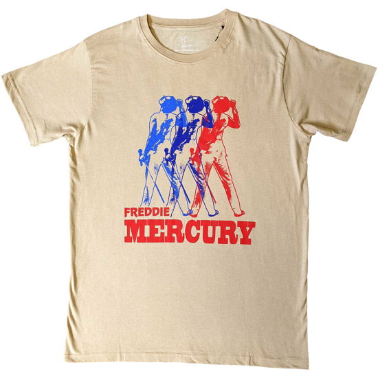Freddie Mercury Unisex T-Shirt: Multicolour Photo - Freddie Mercury - Koopwaar -  - 5056561064321 - 
