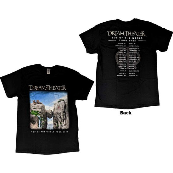 Dream Theater Unisex T-Shirt: TOTW Cover Art Tour 2022 (Back Print & Ex-Tour) - Dream Theater - Gadżety -  - 5056737230321 - 