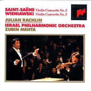 Cover for Rachlin Julian / Israel Philharmonic Orchestra / Mehta Zubin · Concerto for Violin and Orchestra No. 3 Op. 61 / Concerto for Violin and Orchestra No. 2 Op.22 (CD) (1992)