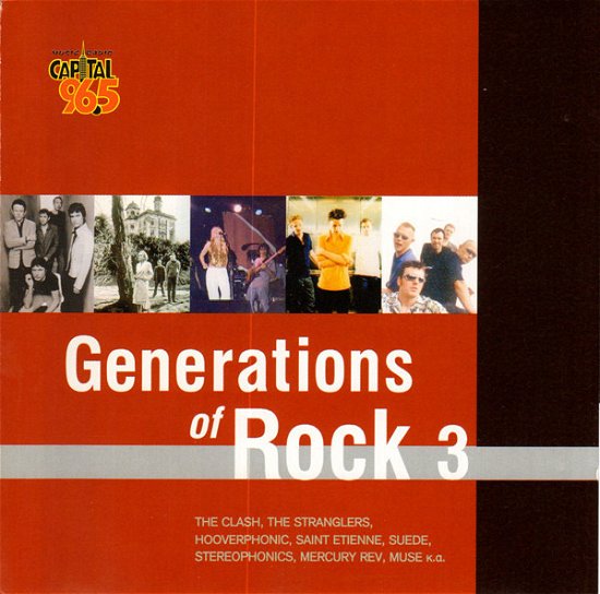 Cover for Generations of Rock Vol 3 · Various Artists (CD) (2017)