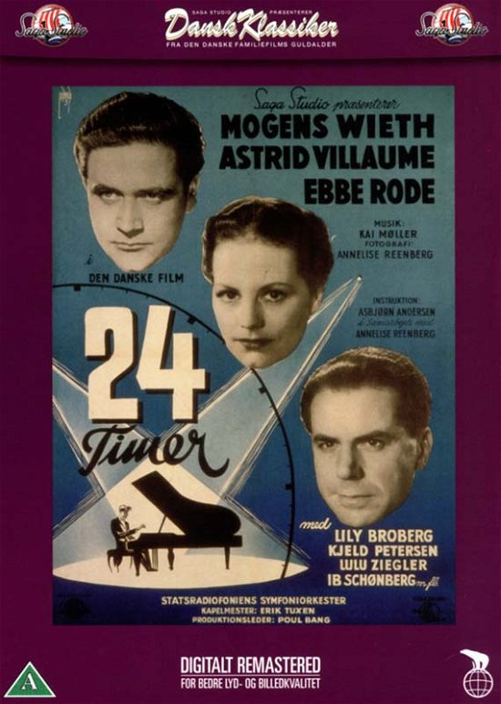 24 timer (1951) [DVD] - 24 Timer - Film - HAU - 5708758688321 - 22. marts 2018