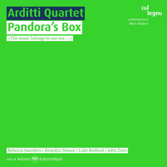 Cover for Arditti Quartet · Pandora's Box col legno Klassisk (CD) [Digipak] (2014)