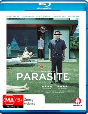 Cover for Parasite (Blu-ray) (2020)