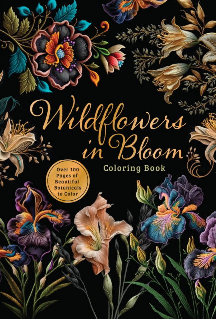 Cover for Editors of Chartwell Books · Wildflowers in Bloom Coloring Book (Pocketbok) (2025)