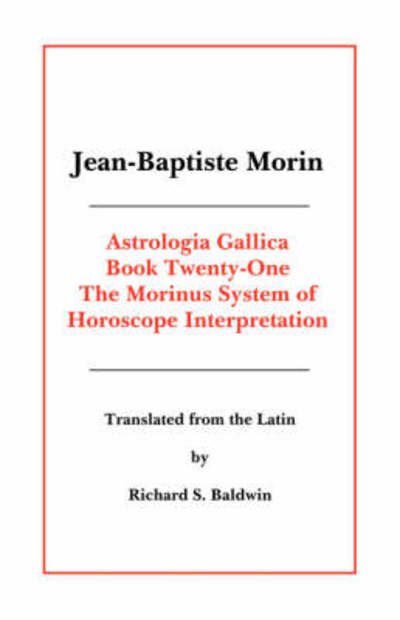 Cover for Jean-Baptiste Morin · Astrologia Gallica Book 21 (Paperback Book) (2008)