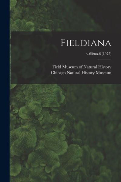 Cover for Field Museum of Natural History · Fieldiana; v.65 (Paperback Bog) (2021)