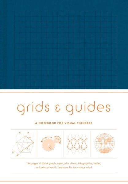 Cover for Princeton Architectural Press · Grids &amp; Guides (Navy) Notebook: Navy - Grids &amp; Guides (Papirvare) (2018)