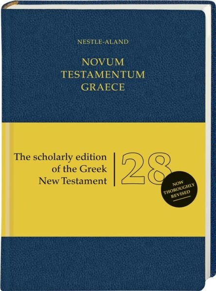 Cover for German Bible Society · Novum Testamentum Graece: Nestle- Aland (Leather Book) [28 Revised edition] [Navy Imitation] (2012)