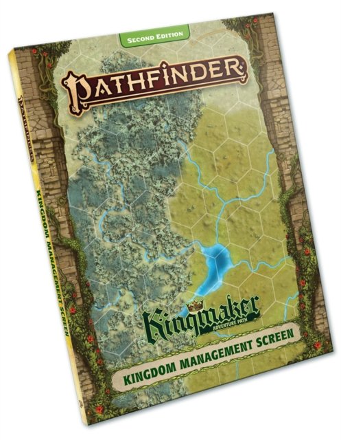 Pathfinder Kingmaker Kingdom Management Screen (P2) - Paizo Staff - Lautapelit - Paizo Publishing, LLC - 9781640784321 - tiistai 8. marraskuuta 2022