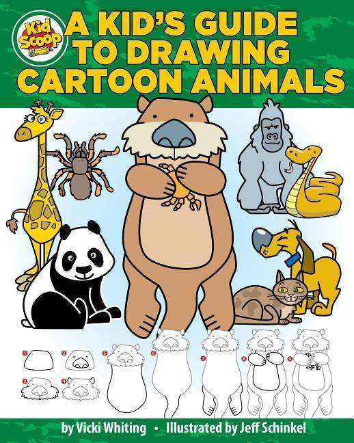 Cover for Vicki Whiting · A Kid's Guide to Drawing Cartoon Animals - Kid Scoop (Paperback Book) (2019)