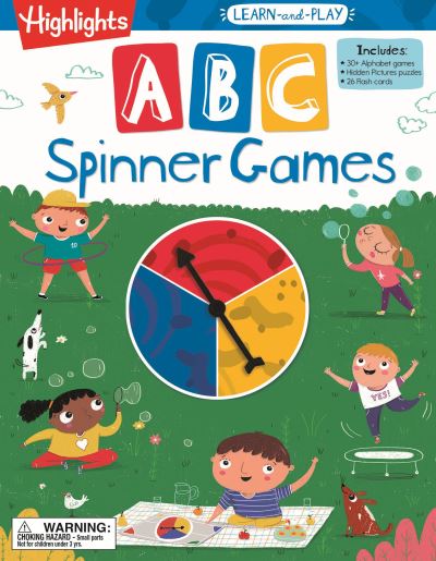 Cover for Highlights for Children · Highlights Learn-and-Play ABC Spinner Games - Highlights Learn-and-Play (Paperback Book) (2022)