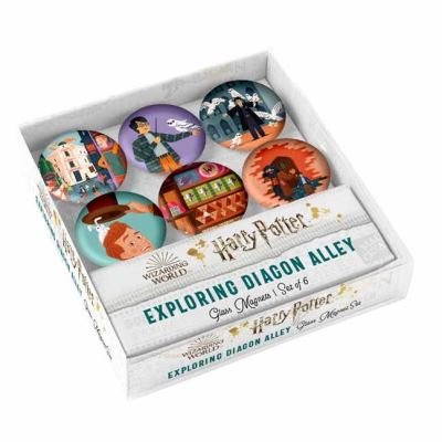 Harry Potter: Exploring Diagon Alley Glass Magnet Set - Insight Editions - Libros - Insight Editions - 9781647222321 - 9 de marzo de 2021