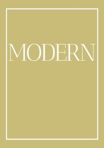 Cover for Contemporary Interior Design · Modern (Paperback Book) (2019)