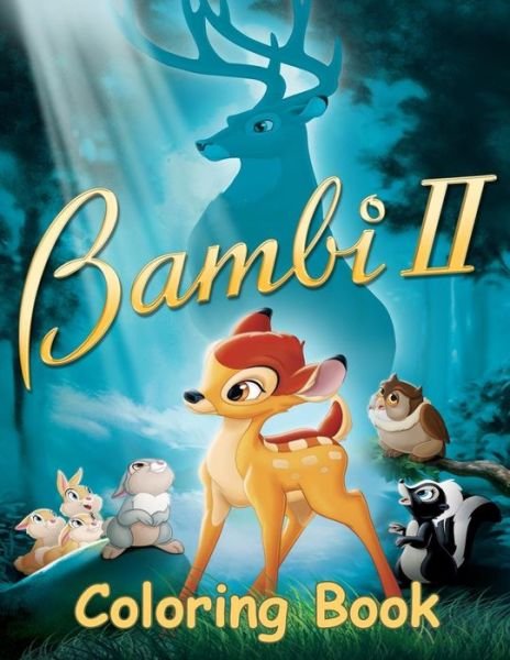 Cover for Linda Johnson · Bambi 2 Coloring Book (Paperback Bog) (2018)