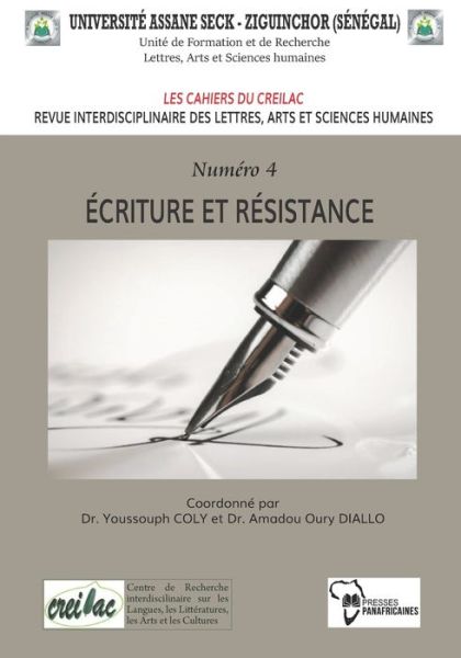 Cover for Amadou Oury Diallo · Ecriture Et Resistance (Paperback Book) (2020)