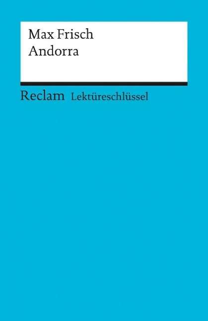 Reclam UB 15334 Lekt.Frisch.Andorra - Max Frisch - Books -  - 9783150153321 - 