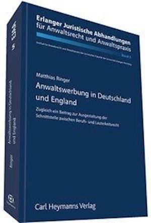 Cover for Ringer · Anwaltswerbung in Deutschland un (Bog)