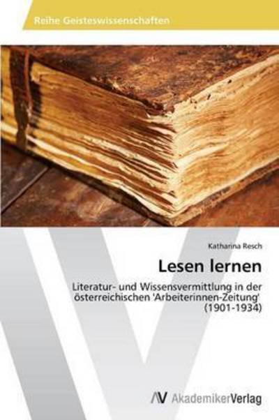 Cover for Resch Katharina · Lesen Lernen (Paperback Book) (2012)