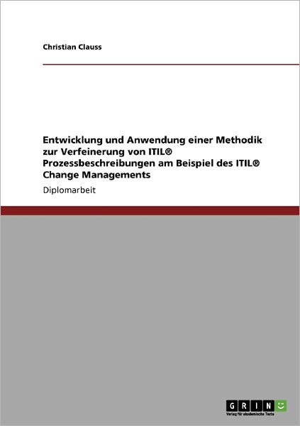 Cover for Clauss · Entwicklung und Anwendung einer (Book) [German edition] (2008)