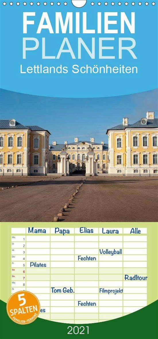 Cover for N · Lettlands Schönheiten - Familienplane (Bok)