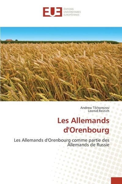 Cover for Tikhomirov · Les Allemands d'Orenbourg (Bog) (2020)