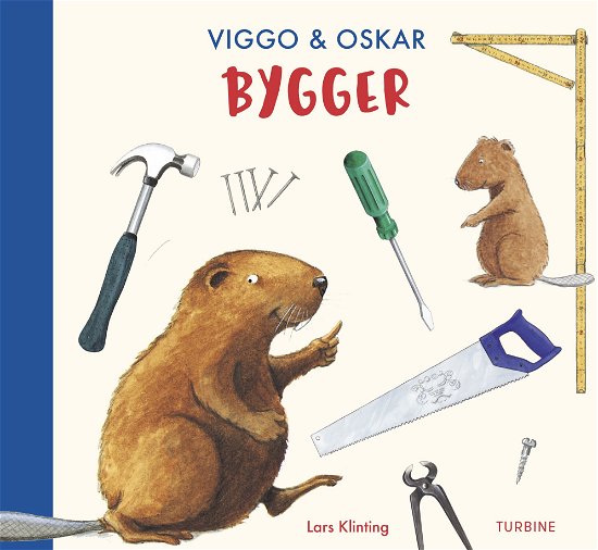 Cover for Lars Klinting · Viggo &amp; Oskar bygger (Cardboard Book) [1th edição] (2022)