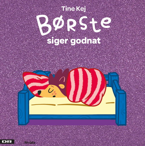 Cover for Tine Kej · Minisjang: Minisjang - Børste siger godnat (luksusudgave) (Cardboard Book) [1e uitgave] (2024)