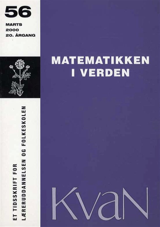 Cover for Kvan: Kvan 56 - Matematikken i verden (Sewn Spine Book) [1th edição] (2000)