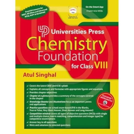 Cover for Atul Singhal · Chemistry Foundation for Class VIII (Paperback Book) (2024)