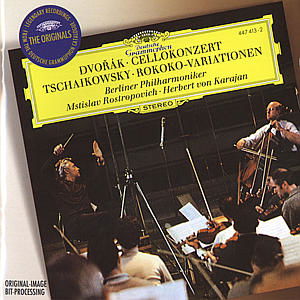 Rostropovich/bp / Karajan · Dvorak / Cellokonzert / Tschaikovsky / Rokoko (CD) (1995)