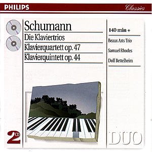 Cover for Beaux Arts Trio · Schumann: Complete Piano Trios (CD) (1997)