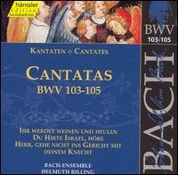 Cover for Bach Johann Sebastian · V 33: Cantatas (Bwv 103/104/10 (CD) (1999)