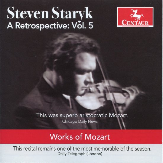 Retrospective 5 - Mozart / Staryk / the Mainly Mozart Orch / Miller - Musique - CENTAUR - 0044747322322 - 26 mars 2013