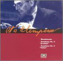 Mendelssohn Symphonies 3&4 - Otto Klemperer - Música - Vox Legends - 0047163781322 - 2002