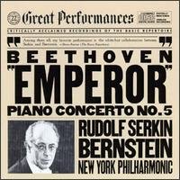 Beethoven: Concerto No. 5  In E-Flat Major For Piano And Orchestra, Op. 73 by Serkin, Rudolf, New York Philharmoni C, Leonard Be - Serkin, Rudolf, New York Philharmoni C, Leonard Be - Musik - Sony Music - 0074643722322 - 10. maj 2011
