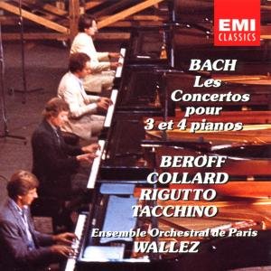 Cover for Beroff / Collard / Rigutto · Bach / Concerto For 3 &amp; 4 Pianos (CD) (1995)